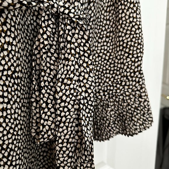 LOFT PLUS Floral Print Belted Dress - Size 22 - Picture 4 of 10